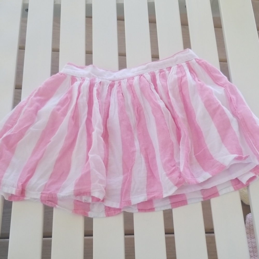 Joe fresh pink striped skirt